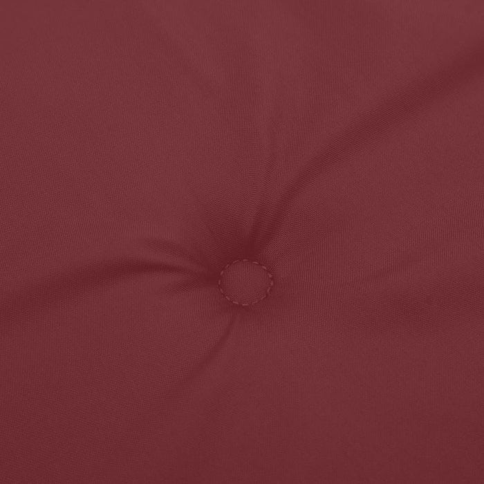 Pernă bancă de grădină 2 buc melanj roșu vin 200x50x7 cm textil - WALTI WALTI