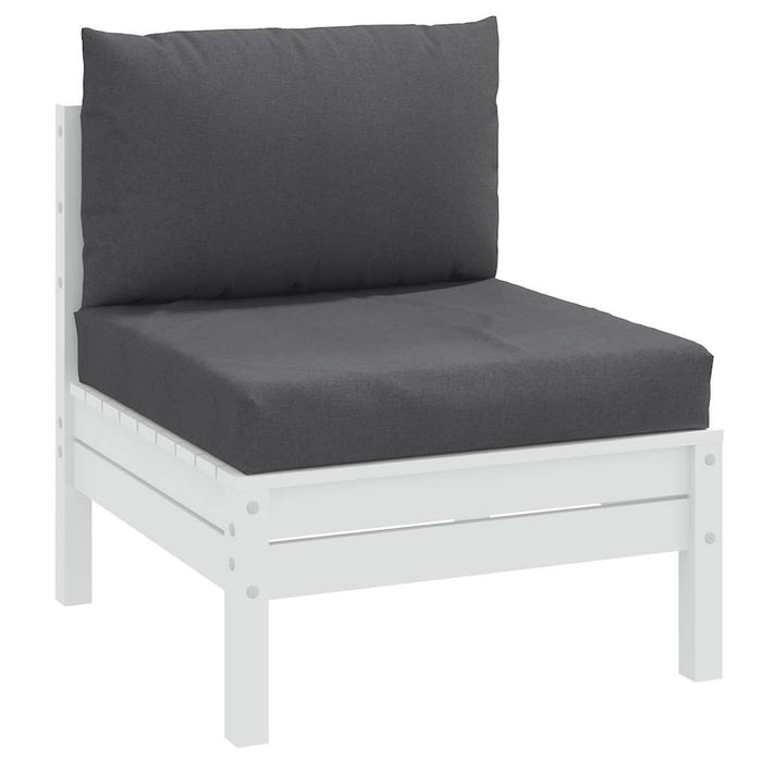 Perne de paleți, 2 buc., melanj antracit, material textil - WALTI WALTI
