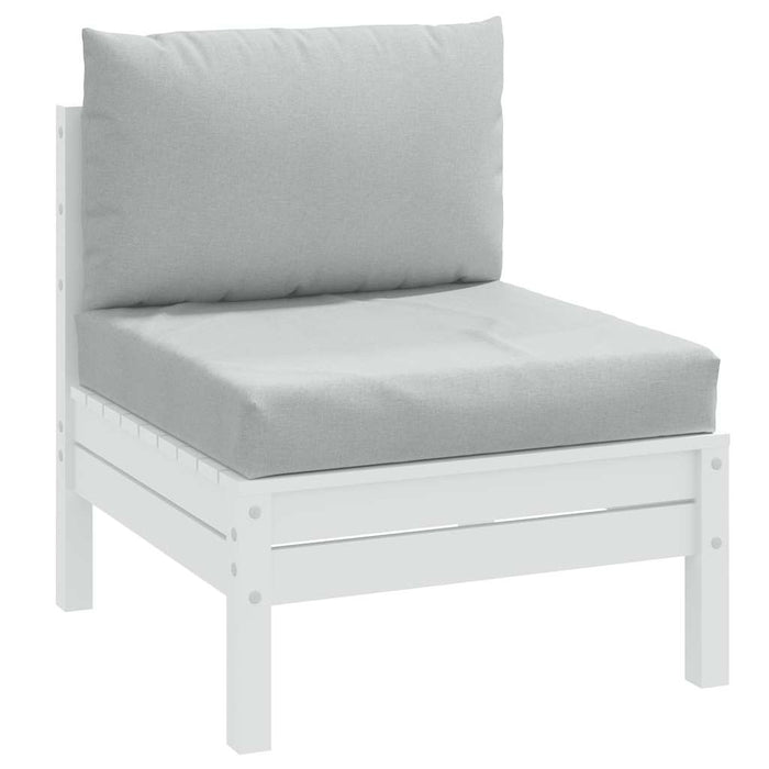 Perne de paleți, 2 buc., melanj gri deschis, material textil WALTI