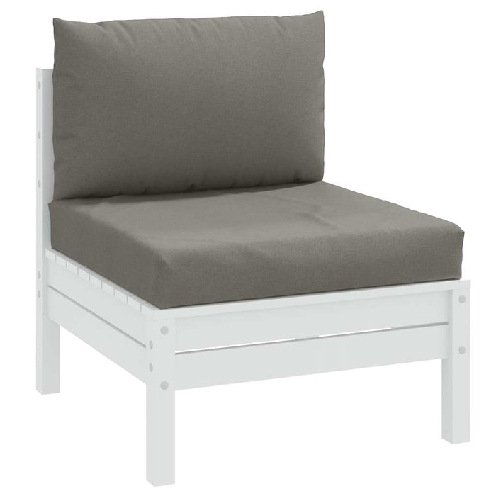 Perne de paleți, 2 buc., melanj gri închis, material textil WALTI