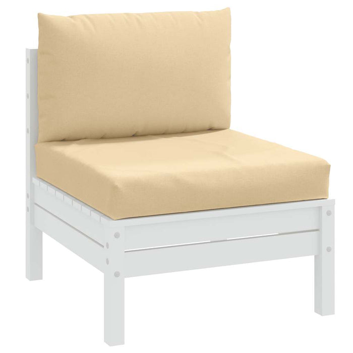 Perne de paleți, 2 buc., melanj bej, material textil - WALTI WALTI