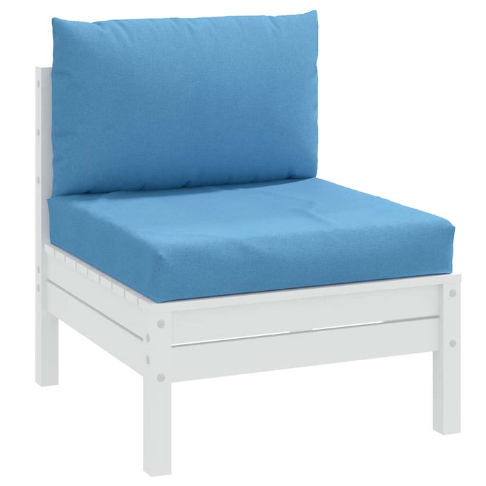Perne de paleți, 2 buc., melanj albastru, material textil WALTI