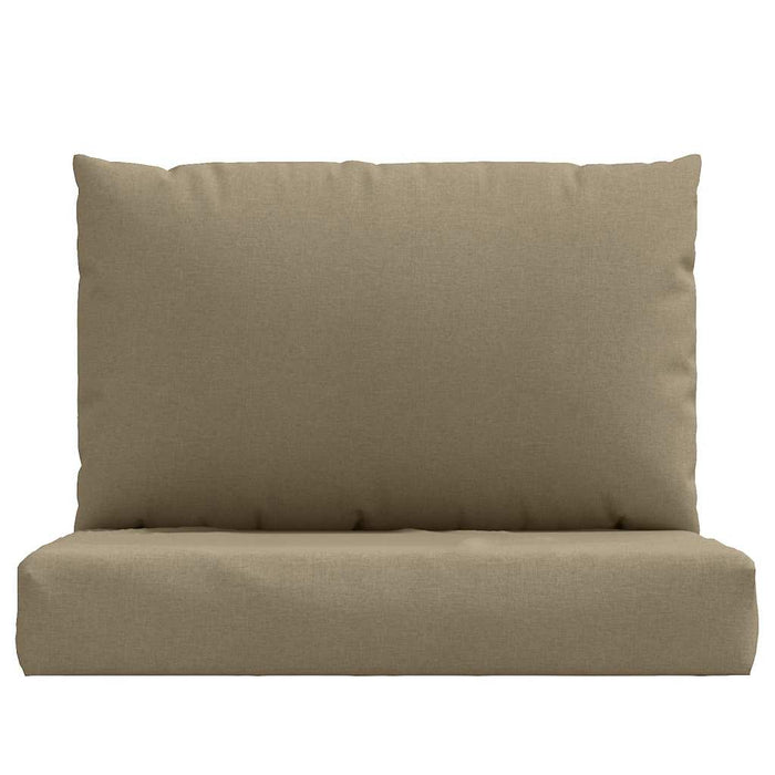 Perne de paleți, 2 buc., melanj gri taupe, material textil WALTI