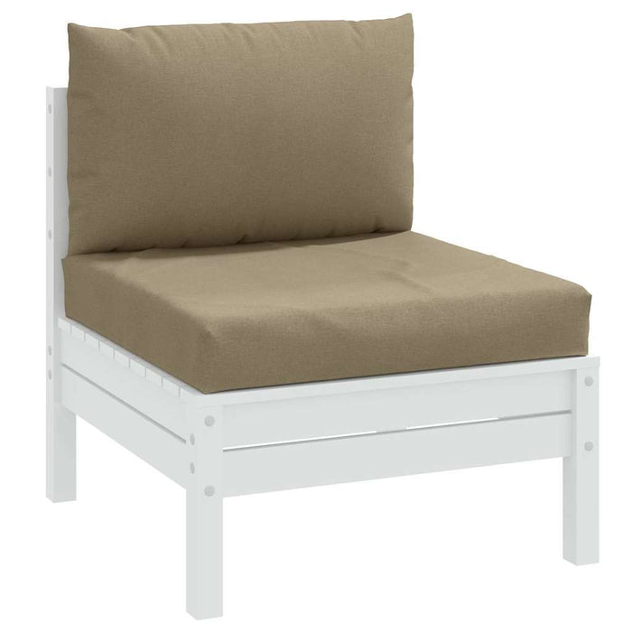 Perne de paleți, 2 buc., melanj gri taupe, material textil WALTI