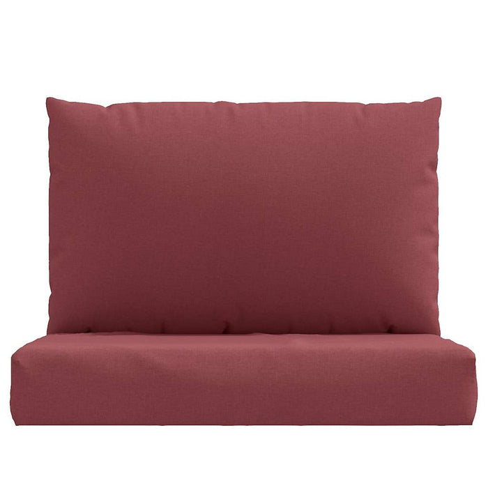 Perne de paleți, 2 buc., melanj roșu vin, material textil - WALTI WALTI