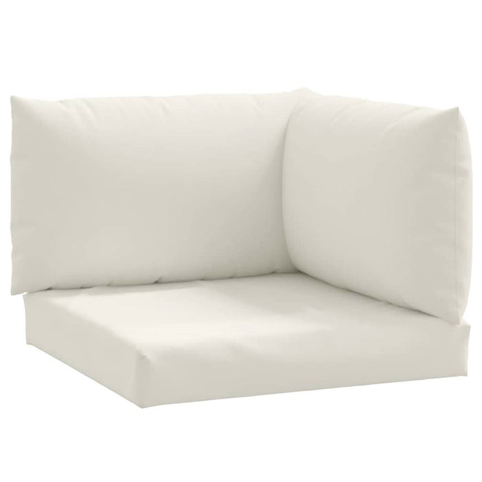 Perne de paleți, 3 buc., melanj crem, material textil - WALTI WALTI