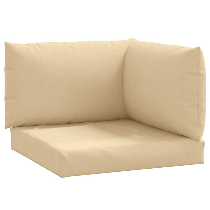 Perne de paleți, 3 buc., melanj bej, material textil - WALTI WALTI