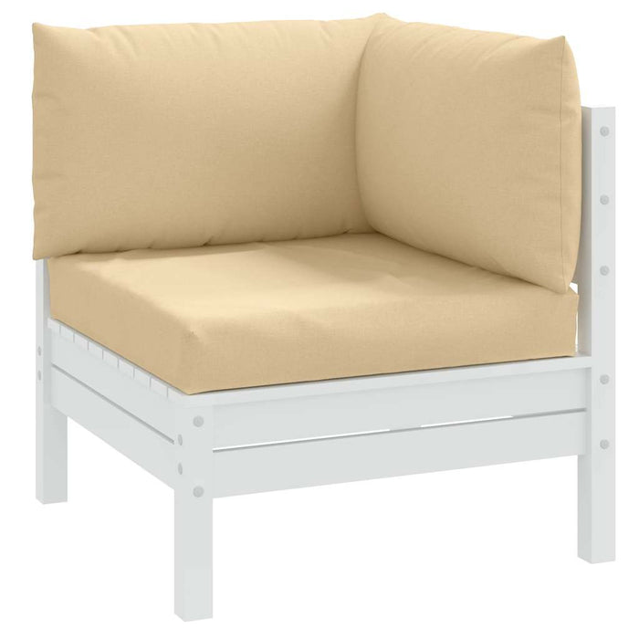 Perne de paleți, 3 buc., melanj bej, material textil - WALTI WALTI