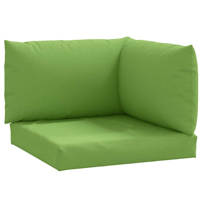 Perne de paleți, 3 buc, melanj verde aprins, material textil - WALTI WALTI