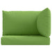 Perne de paleți, 3 buc, melanj verde aprins, material textil - WALTI WALTI