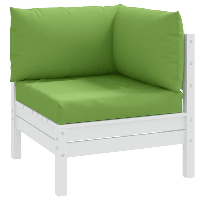 Perne de paleți, 3 buc, melanj verde aprins, material textil - WALTI WALTI