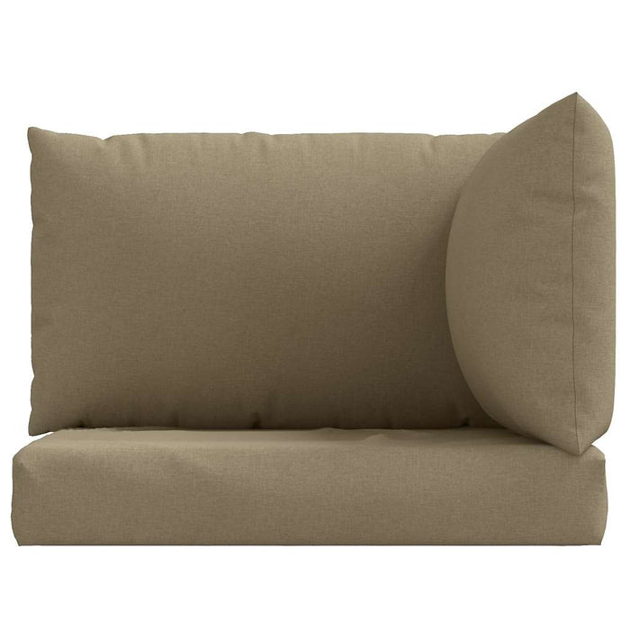 Perne de paleți, 3 buc., melanj gri taupe, material textil WALTI