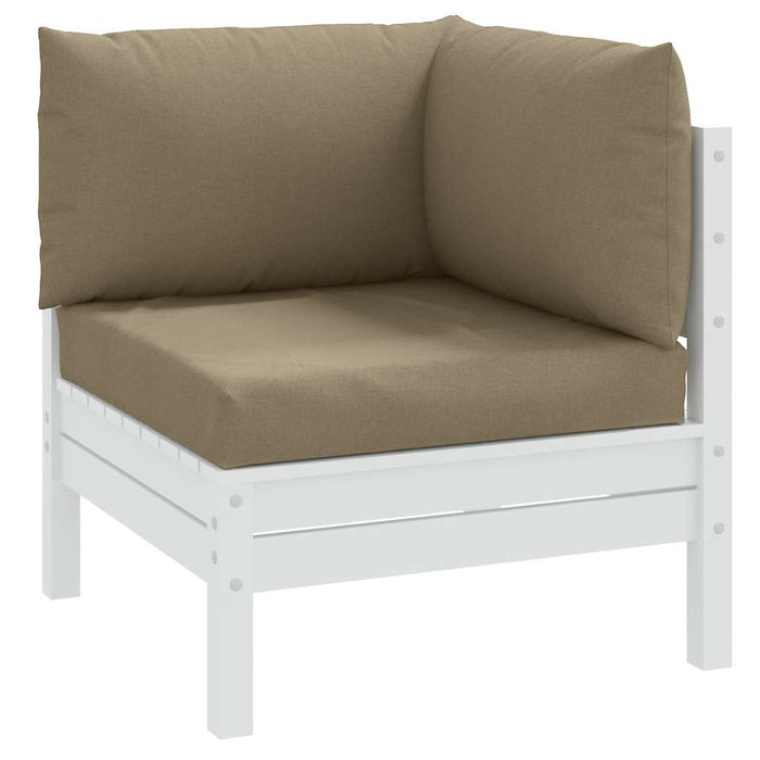 Perne de paleți, 3 buc., melanj gri taupe, material textil WALTI