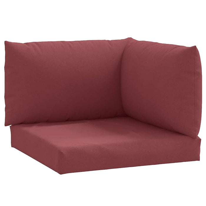 Perne de paleți, 3 buc., melanj roșu vin, material textil - WALTI WALTI