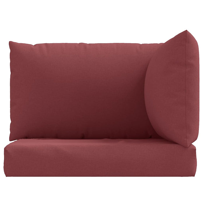 Perne de paleți, 3 buc., melanj roșu vin, material textil - WALTI WALTI