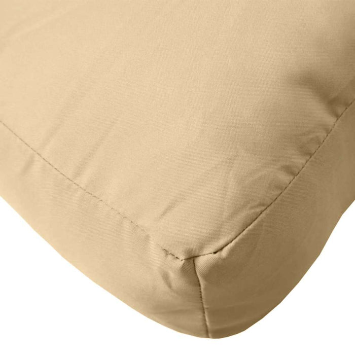 Pernă de paleți, melanj bej, 60x60x9,5 cm, material textil WALTI