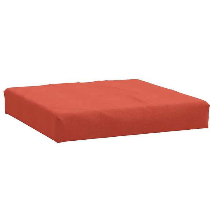 Pernă de paleți, melanj roșu, 60x60x9,5 cm, material textil WALTI