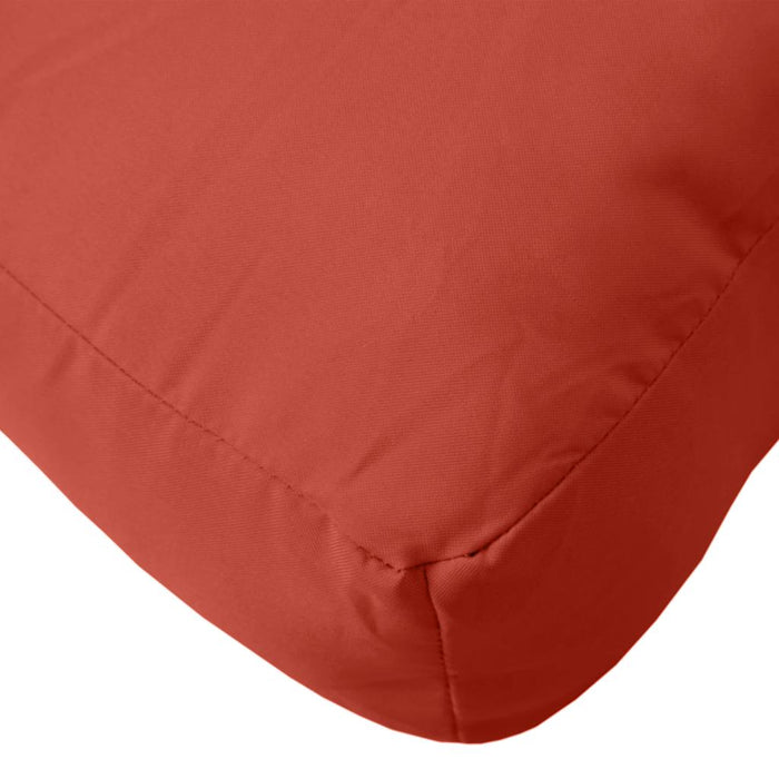 Pernă de paleți, melanj roșu, 60x60x9,5 cm, material textil WALTI