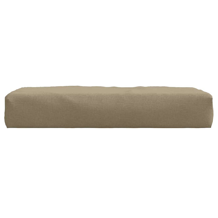 Pernă pentru paleți, melanj gri taupe, 60x60x9,5 cm, textil WALTI