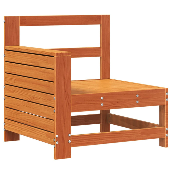 Canapea cu cotieră de grădină maro 69x62x70,5 cm lemn masiv pin - WALTI WALTI