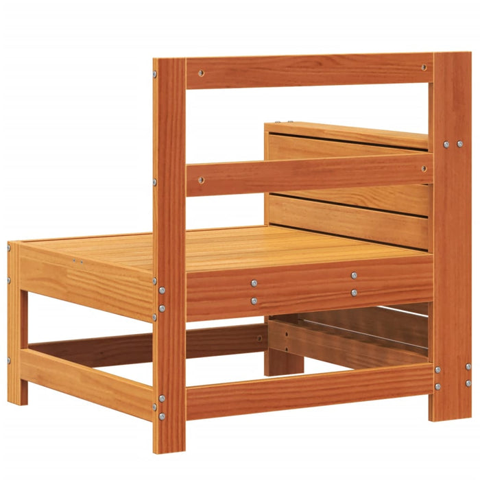 Canapea cu cotieră de grădină maro 69x62x70,5 cm lemn masiv pin - WALTI WALTI