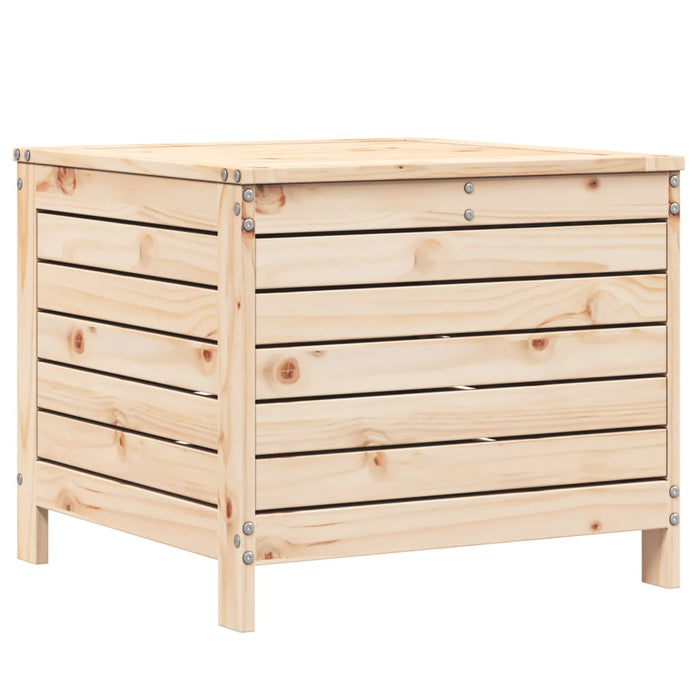 Taburet de grădină, 62x63,5x53,5 cm, lemn masiv de pin - WALTI WALTI