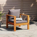 Scaun de grădină cu perne, lemn masiv de acacia - WALTI WALTI