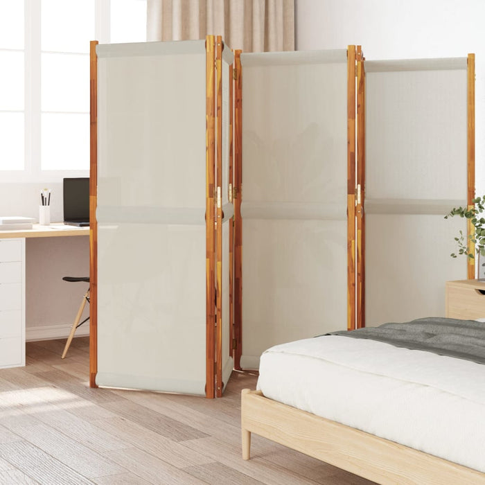 Paravan de cameră cu 5 panouri, gri deschis, 350x180 cm - WALTI WALTI