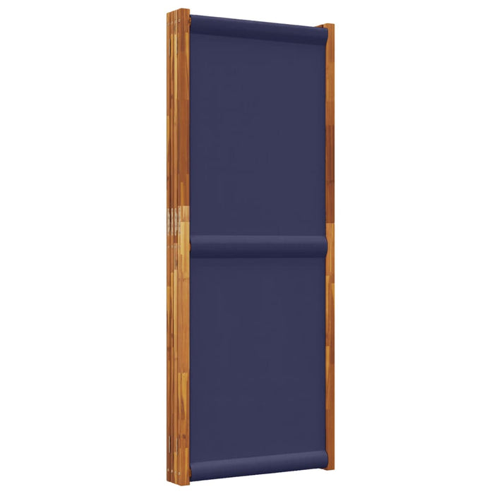 Paravan de cameră cu 4 panouri, albastru închis, 280x180 cm - WALTI WALTI