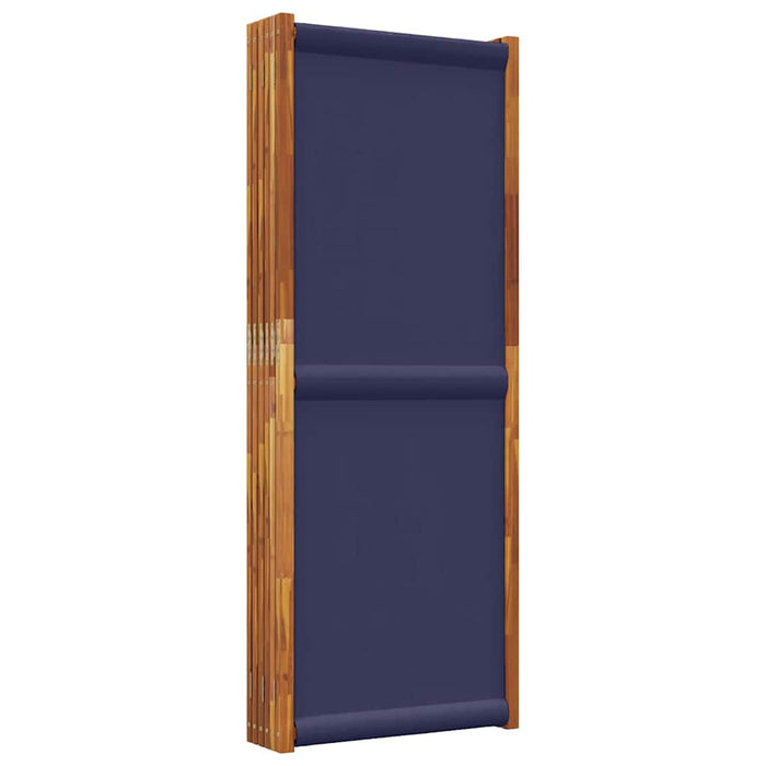 Paravan de cameră cu 6 panouri, albastru închis, 420x180 cm - WALTI WALTI
