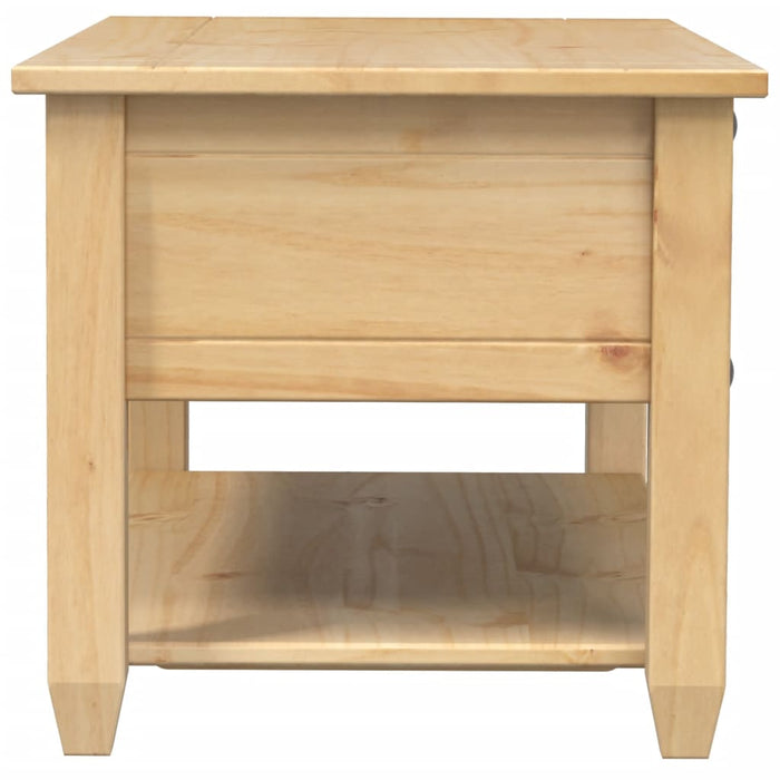 Măsuță de cafea cu sertare Corona, 100x48x45 cm, lemn masiv pin - WALTI WALTI