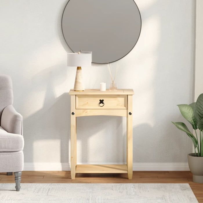 Măsuță consolă Corona, 55x35x73 cm, lemn masiv de pin - WALTI WALTI