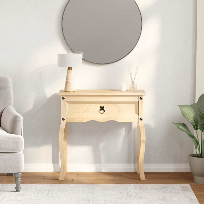 Măsuță consolă Corona, 73x35x73 cm, lemn masiv de pin - WALTI WALTI