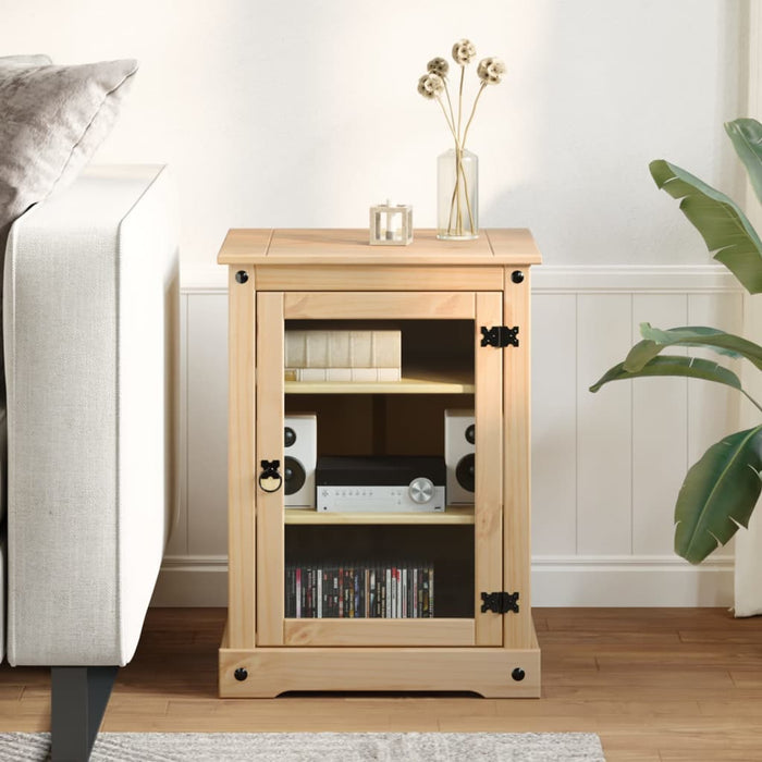 Dulap Hifi „Corona”, 60x50x82 cm, lemn masiv de pin - WALTI WALTI