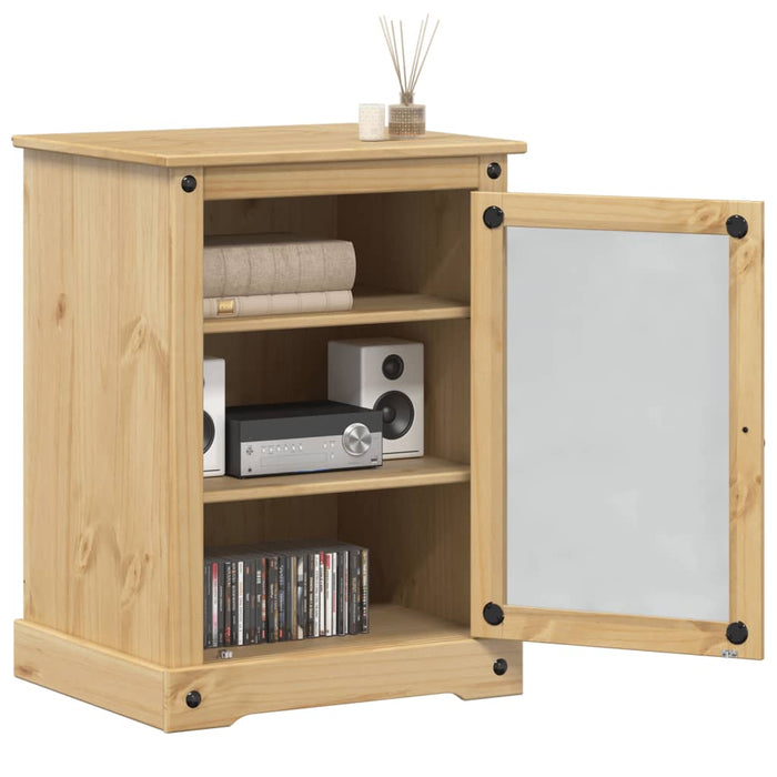 Dulap Hifi „Corona”, 60x50x82 cm, lemn masiv de pin - WALTI WALTI