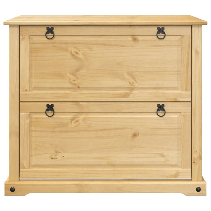 Dulap pantofi "Corona", 99x32x85 cm, lemn masiv de pin - WALTI WALTI