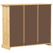 Dulap pantofi "Corona", 99x32x85 cm, lemn masiv de pin - WALTI WALTI