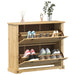 Dulap pantofi "Corona", 99x32x85 cm, lemn masiv de pin - WALTI WALTI