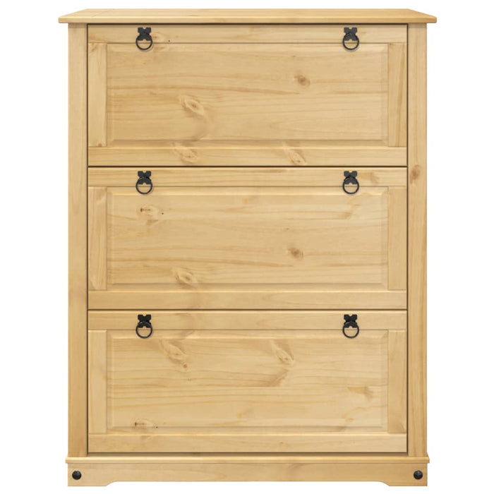 Dulap pantofi "Corona", 99x32x124,5 cm, lemn masiv de pin WALTI