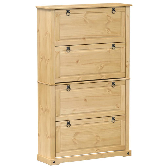 Dulap pantofi "Corona", 99x32x163,5 cm, lemn masiv de pin WALTI