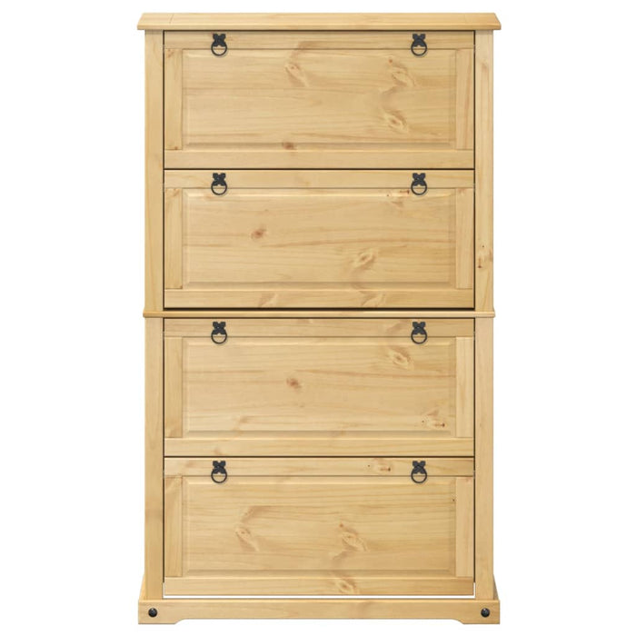 Dulap pantofi "Corona", 99x32x163,5 cm, lemn masiv de pin WALTI