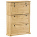 Dulap pantofi "Corona", 99x32x85 cm, lemn masiv de pin - WALTI WALTI