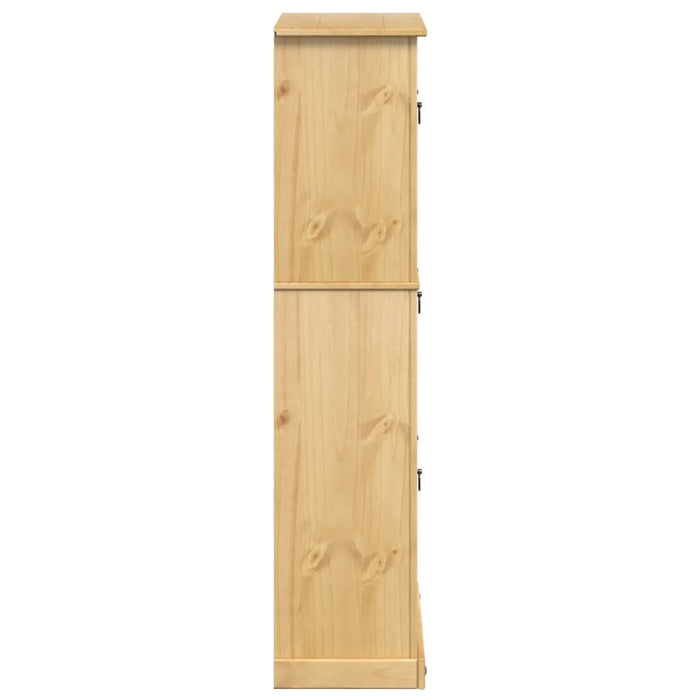 Dulap pantofi "Corona", 99x32x85 cm, lemn masiv de pin - WALTI WALTI