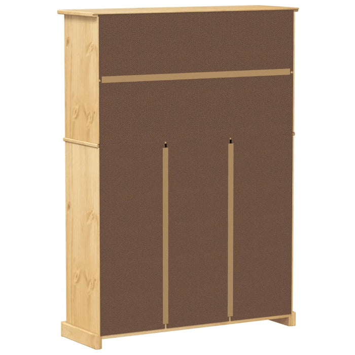 Dulap pantofi "Corona", 99x32x85 cm, lemn masiv de pin - WALTI WALTI
