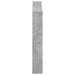 Tăblie de pat cu dulap și LED, gri beton, 120x17x102 cm - WALTI WALTI