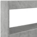 Tăblie de pat cu dulap și LED, gri beton, 120x17x102 cm - WALTI WALTI