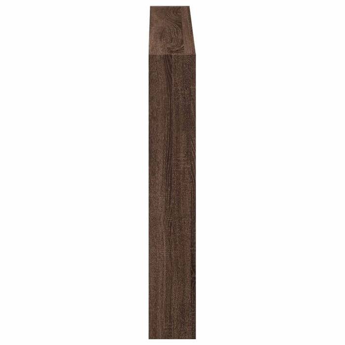 Tăblie de pat cu dulap și LED, stejar maro, 120x17x102 cm - WALTI WALTI