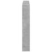 Tăblie de pat cu dulap și LED, gri beton, 140x17x102 cm - WALTI WALTI