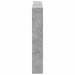 Tăblie de pat cu dulap și LED, gri beton, 160x17x102 cm - WALTI WALTI
