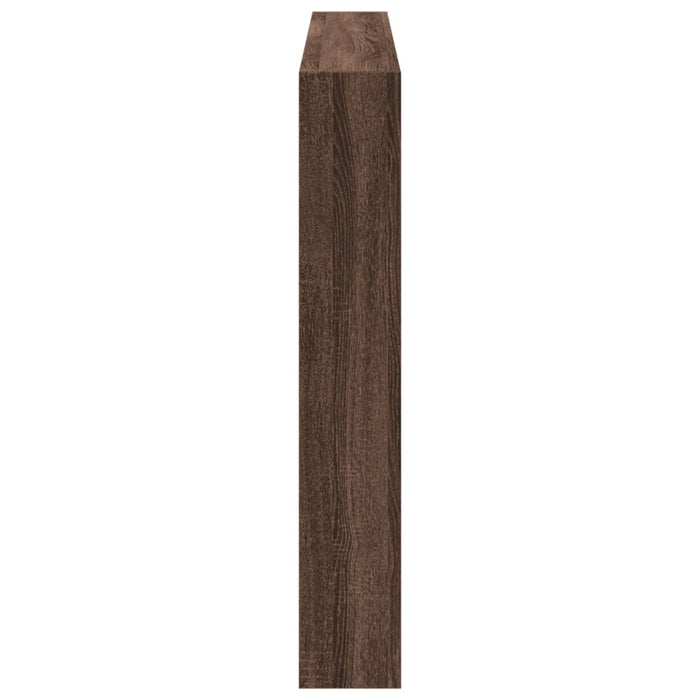 Tăblie de pat cu dulap și LED, stejar maro, 160x17x102 cm - WALTI WALTI